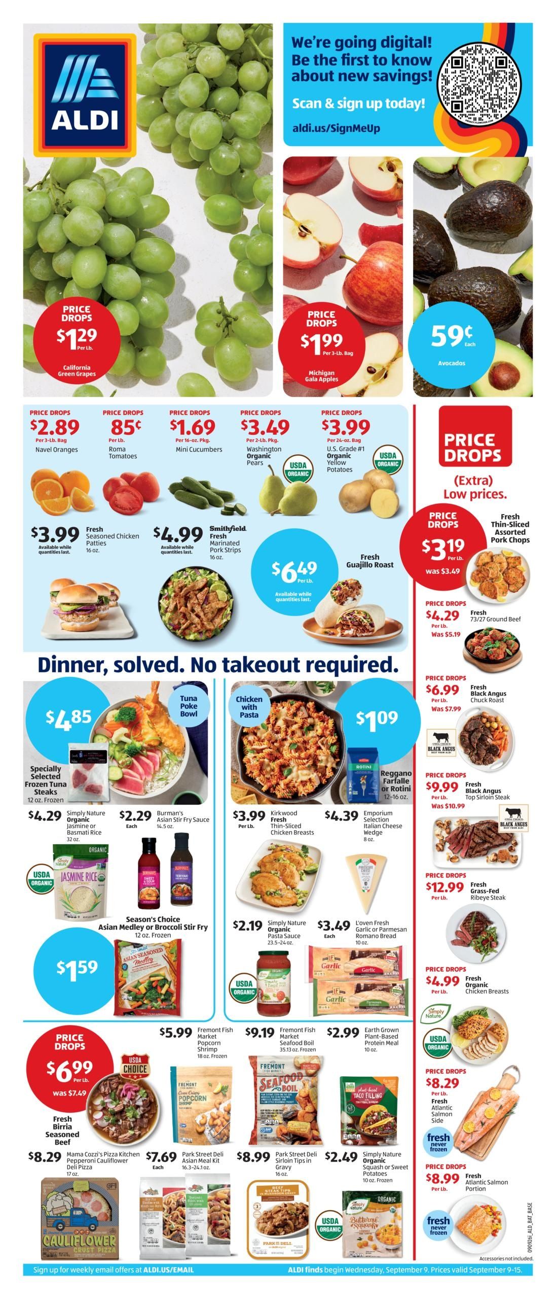 ALDI (Aurora Area, IL) Weekly Ad September 9 - 15, 2026