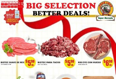 Poco Loco Supermercado (Elgin and other locations, TX) Weekly Ad September 9 - 15, 2026