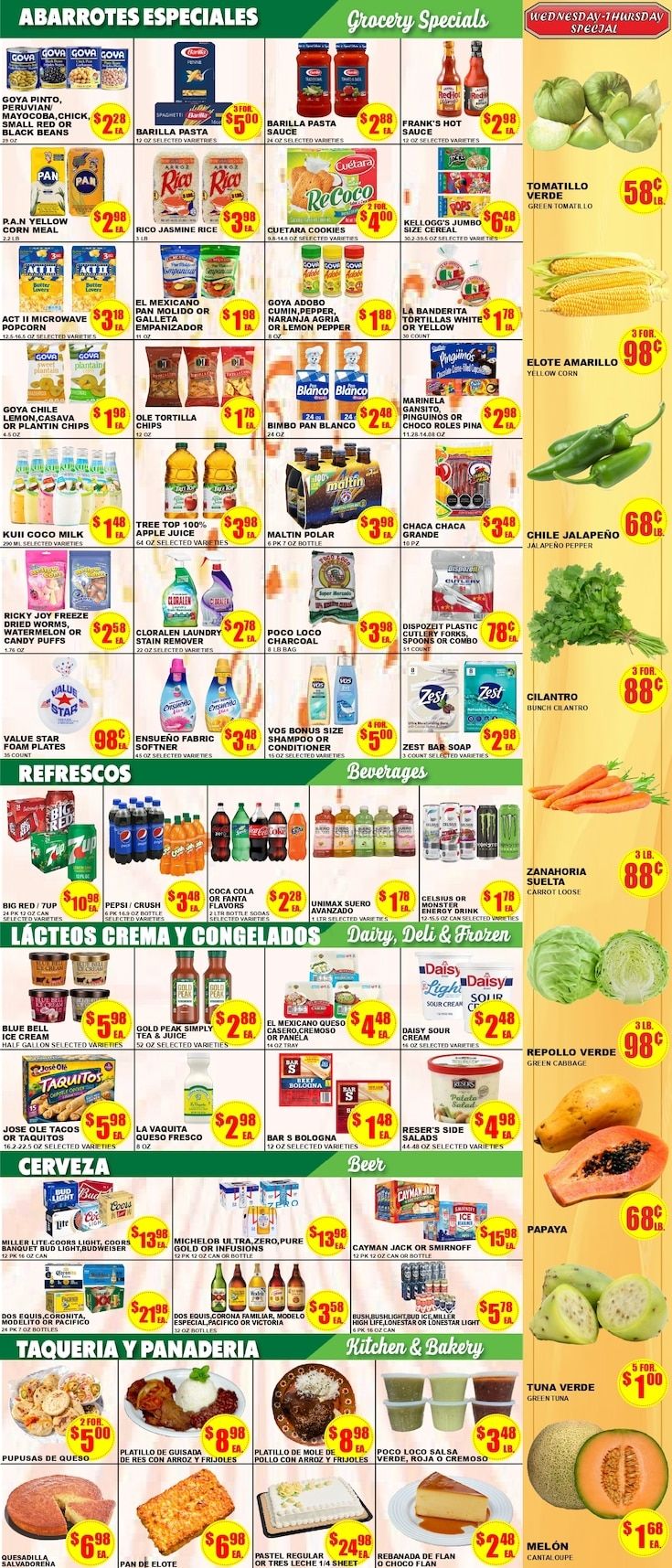 Poco Loco Supermercado (Rosenberg, TX) Weekly Ad September 9 - 15, 2026