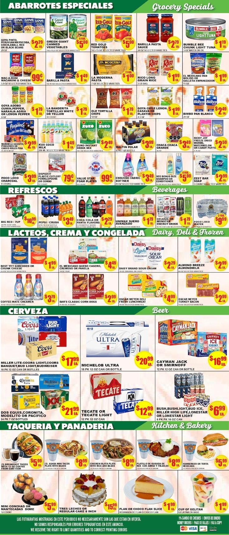 Poco Loco Supermercado (Round Rock, TX) Weekly Ad September 9 - 15, 2026