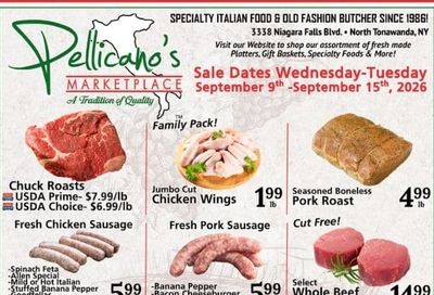 Pellicano's Marketplace Weekly Ad September 9 - 15, 2026
