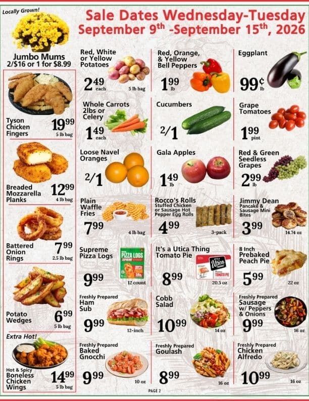 Pellicano's Marketplace Weekly Ad September 9 - 15, 2026