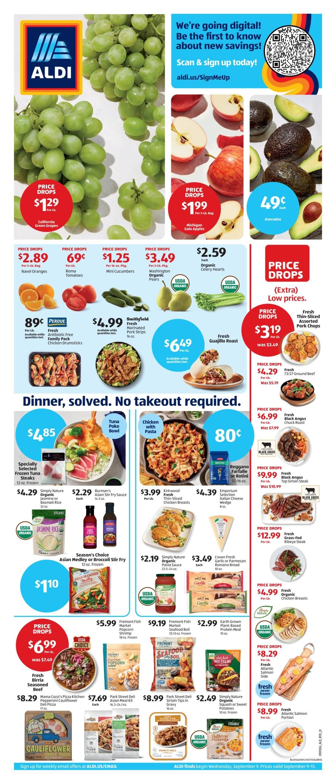 ALDI (Houston Area, TX) Weekly Ad September 9 - 15, 2026