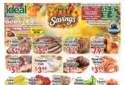 Ideal Food Basket (Dania Beach, FL) Weekly Ad September 9 - 15, 2026