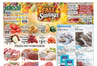 Ideal Food Basket (Deerfield Beach, FL) Weekly Ad September 9 - 15, 2026