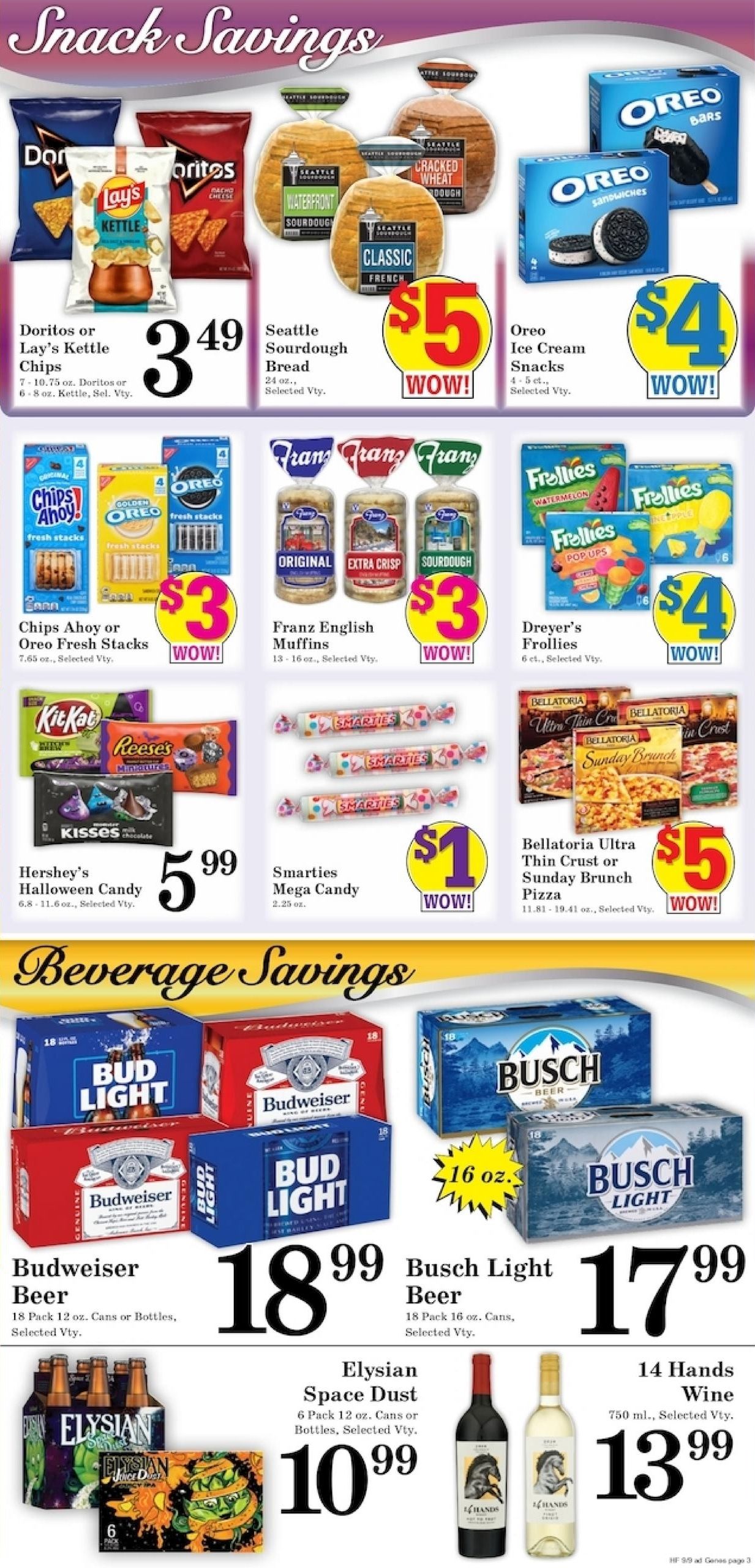 Harvest Foods (Okanogan Area, WA) Weekly Ad September 9 - 15, 2026
