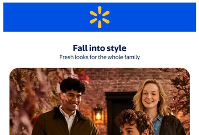 Walmart Fall Flyer September 10 to October 21