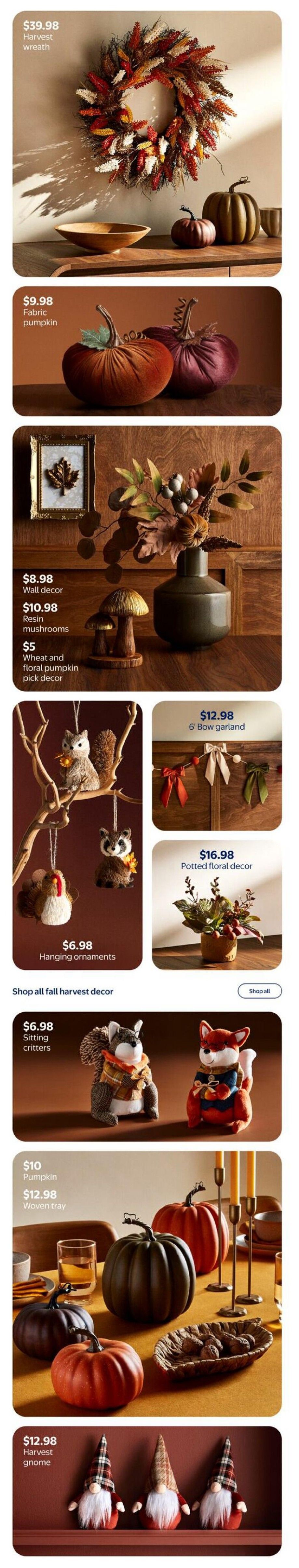 Walmart Fall Flyer September 10 to October 21