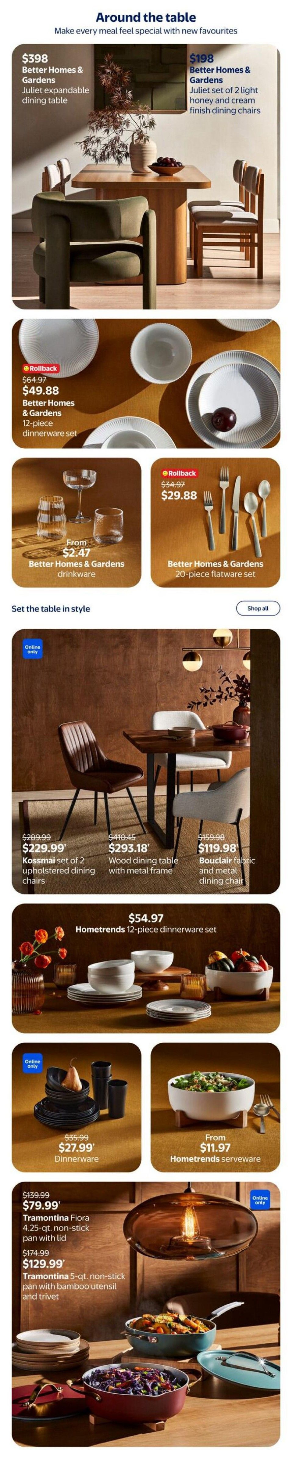 Walmart Fall Flyer September 10 to October 21