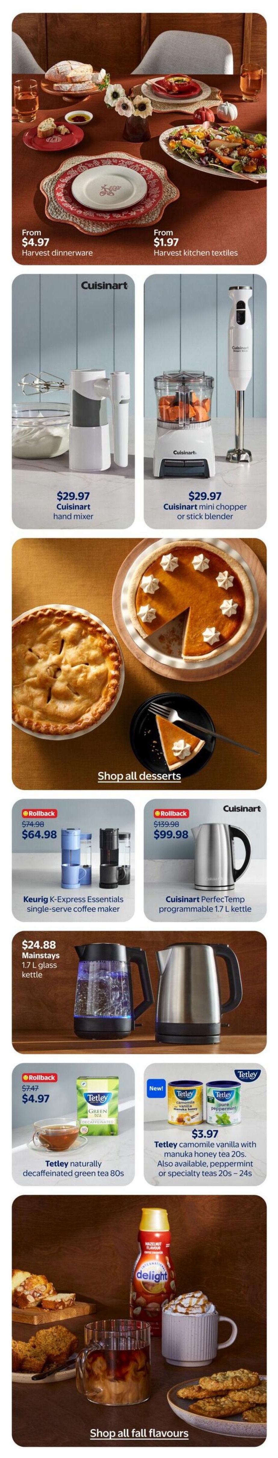 Walmart Fall Flyer September 10 to October 21