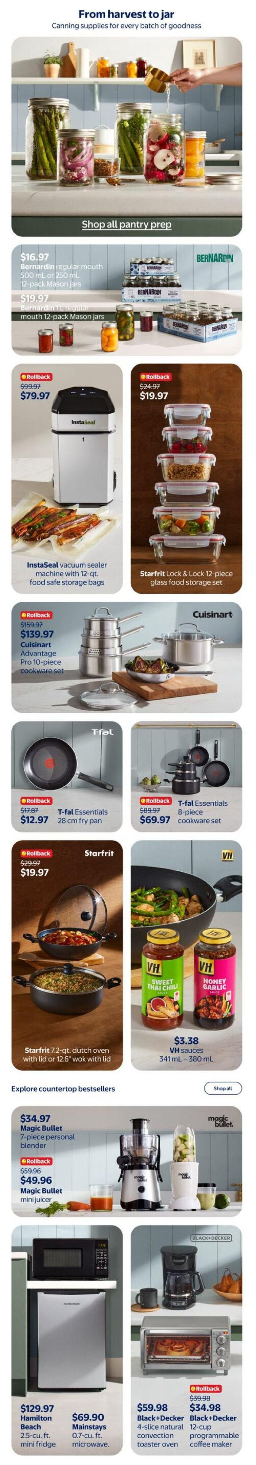 Walmart Fall Flyer September 10 to October 21