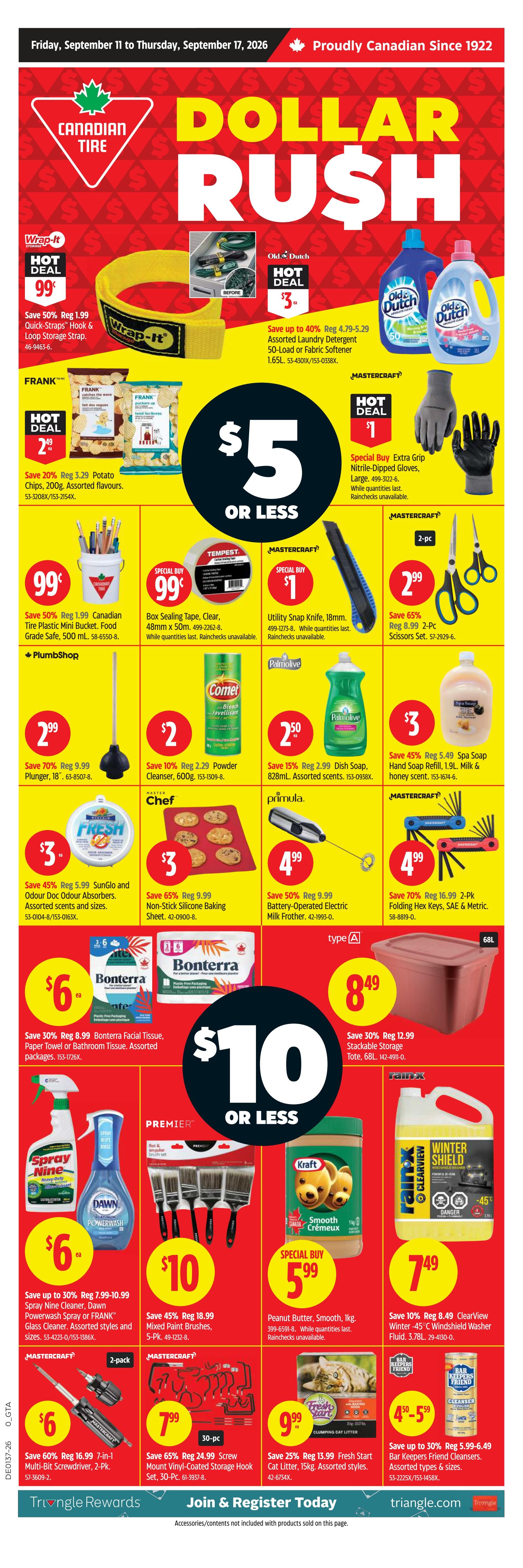 Canadian Tire (ON) Flyer September 11 to 17