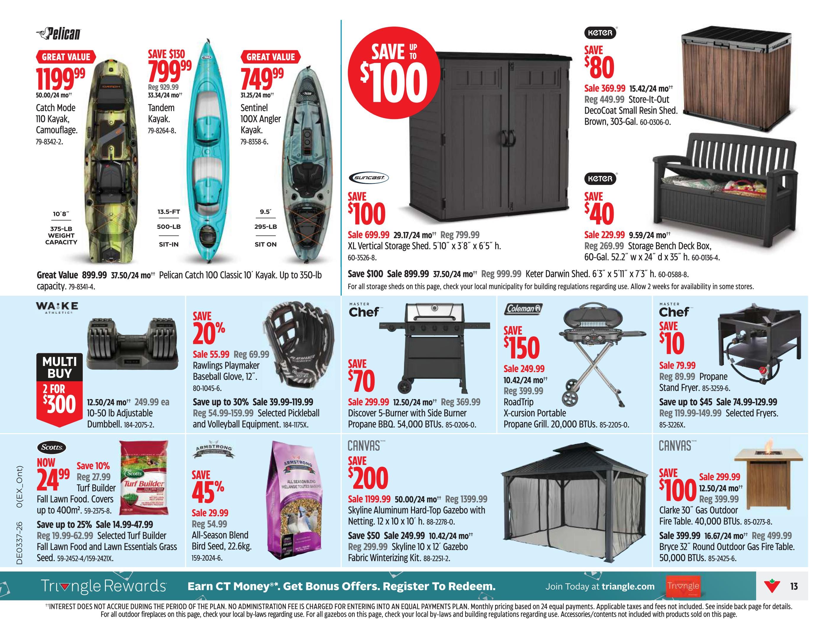 Canadian Tire (West) Flyer September 11 to 17
