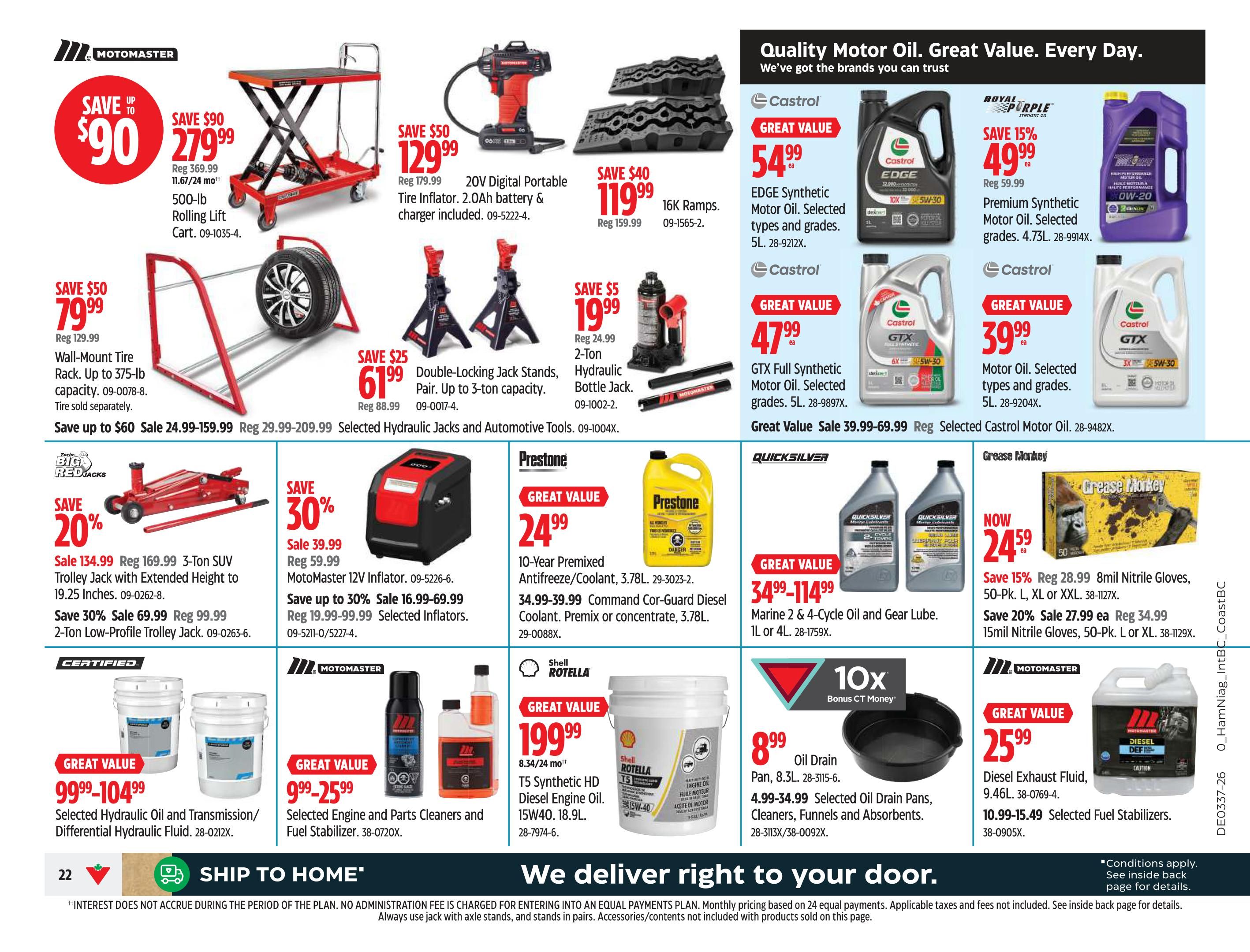 Canadian Tire (West) Flyer September 11 to 17