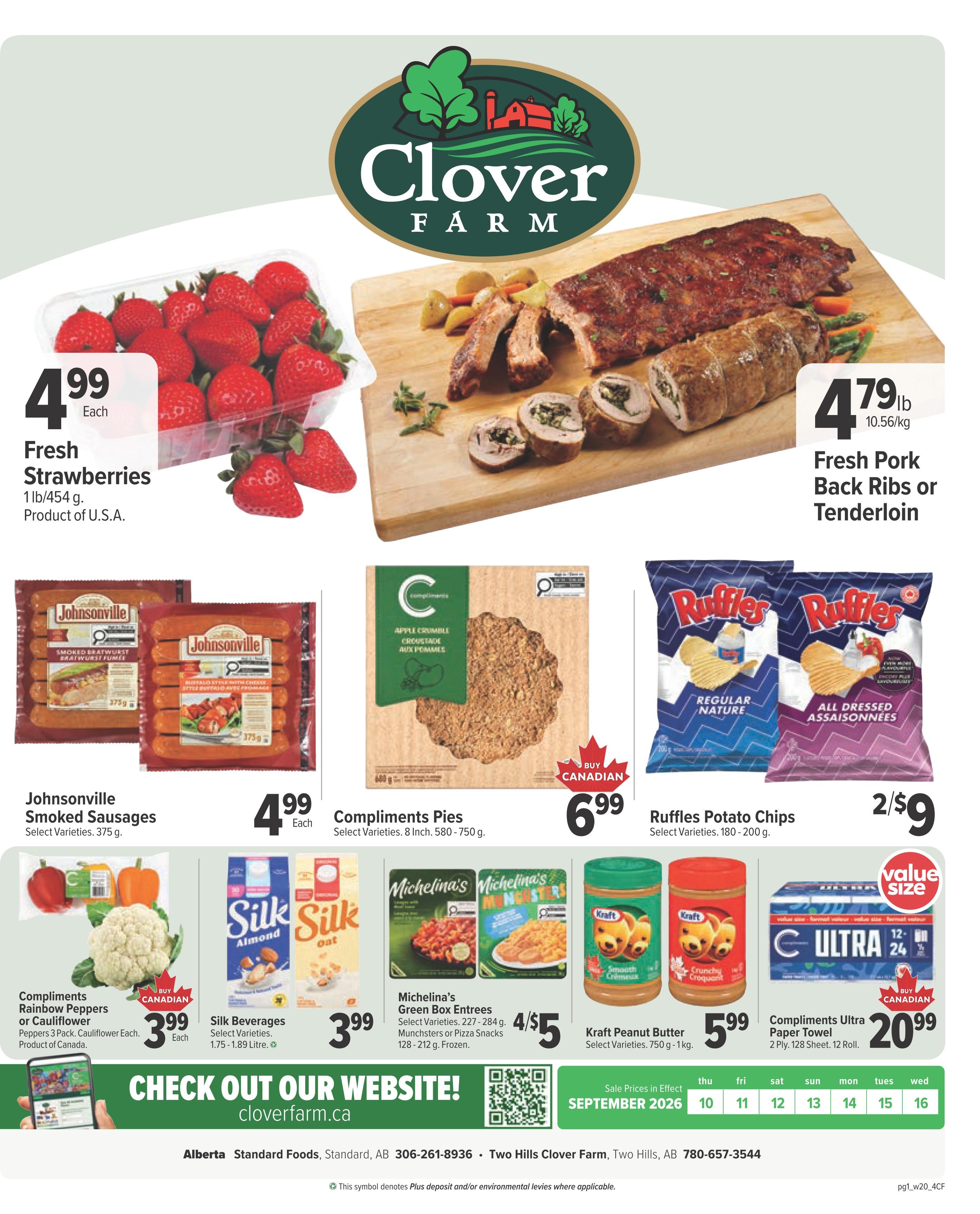 Clover Farm (AB) Flyer September 10 to 16