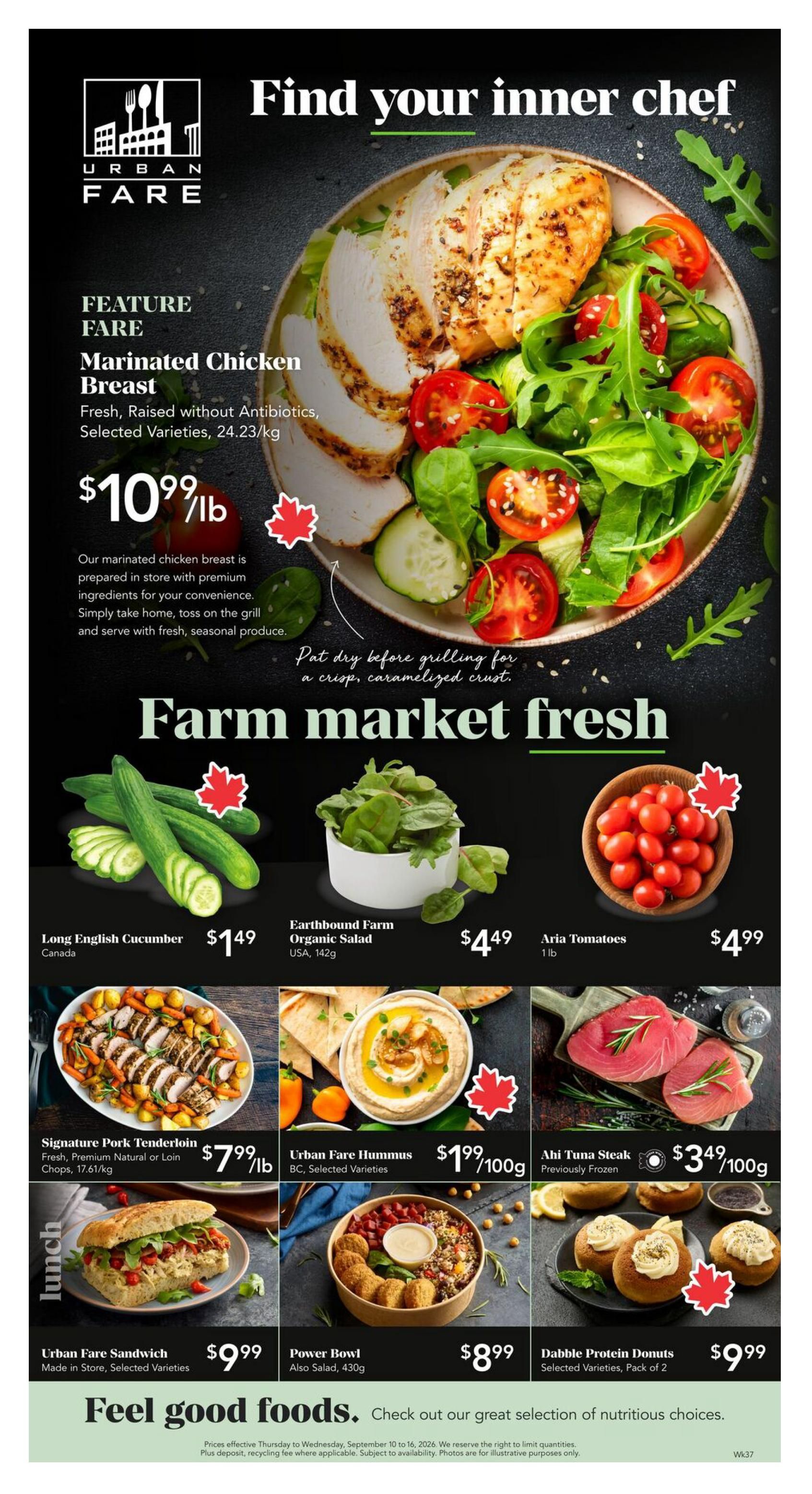 Urban Fare Flyer September 10 to 16