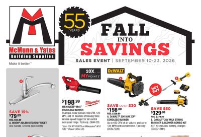 McMunn & Yates Building Supplies Flyer September 10 to 23