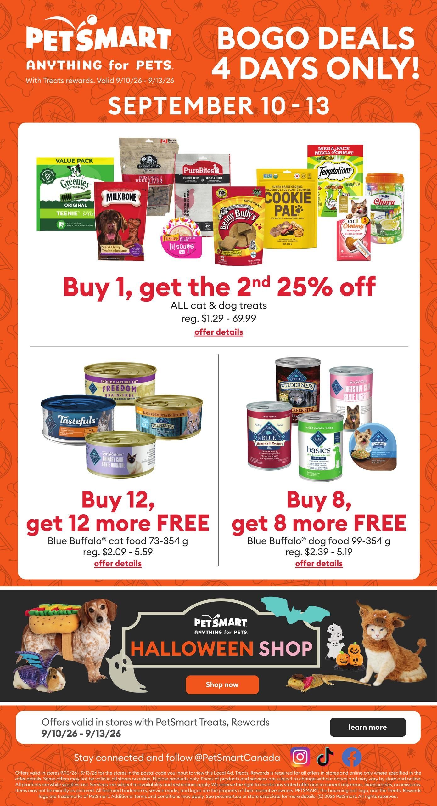 PetSmart Flyer September 10 to 13