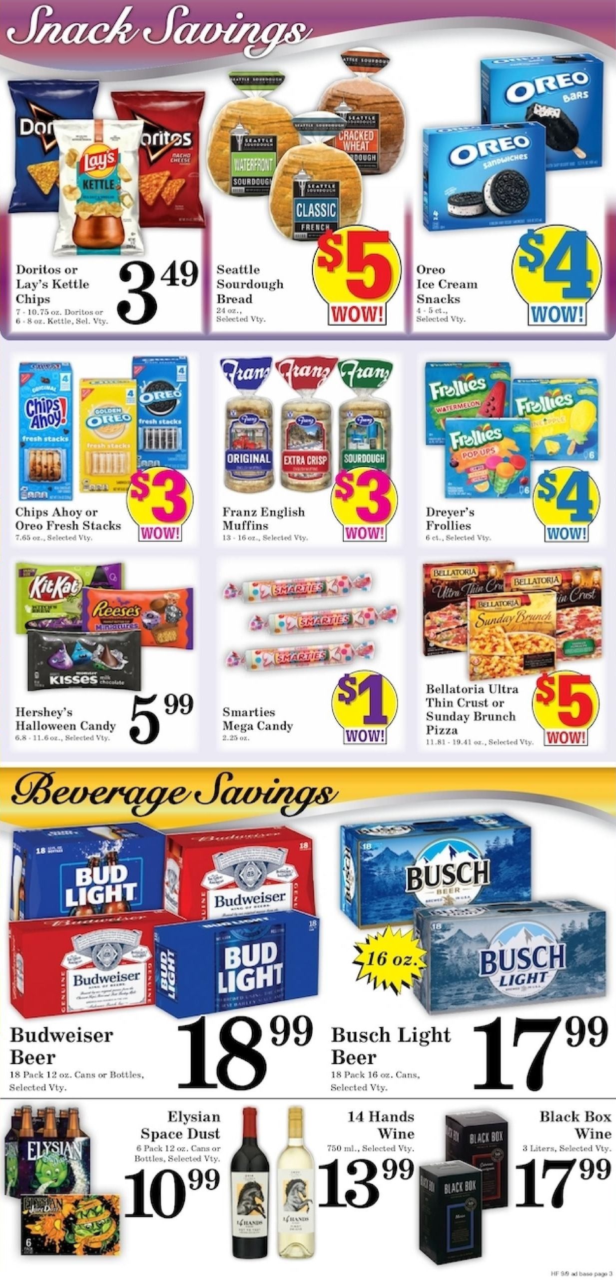 Harvest Foods (Wapato Area, WA) Weekly Ad September 9 - 15, 2026