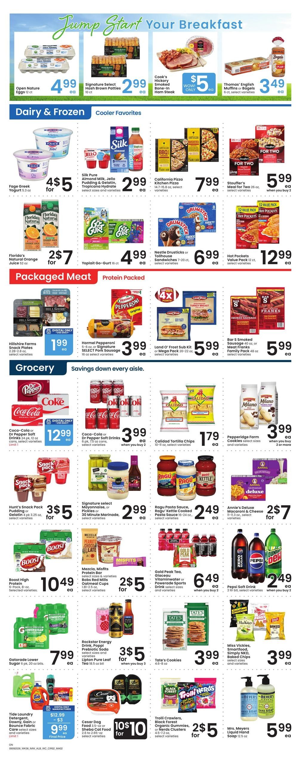 Albertsons (Ontario Area, OR) Weekly Ad September 9 - 15, 2026