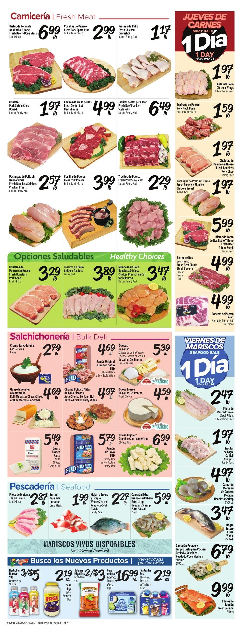 Fiesta Mart (Pasadena Area, TX) Weekly Ad September 9 - 15, 2026