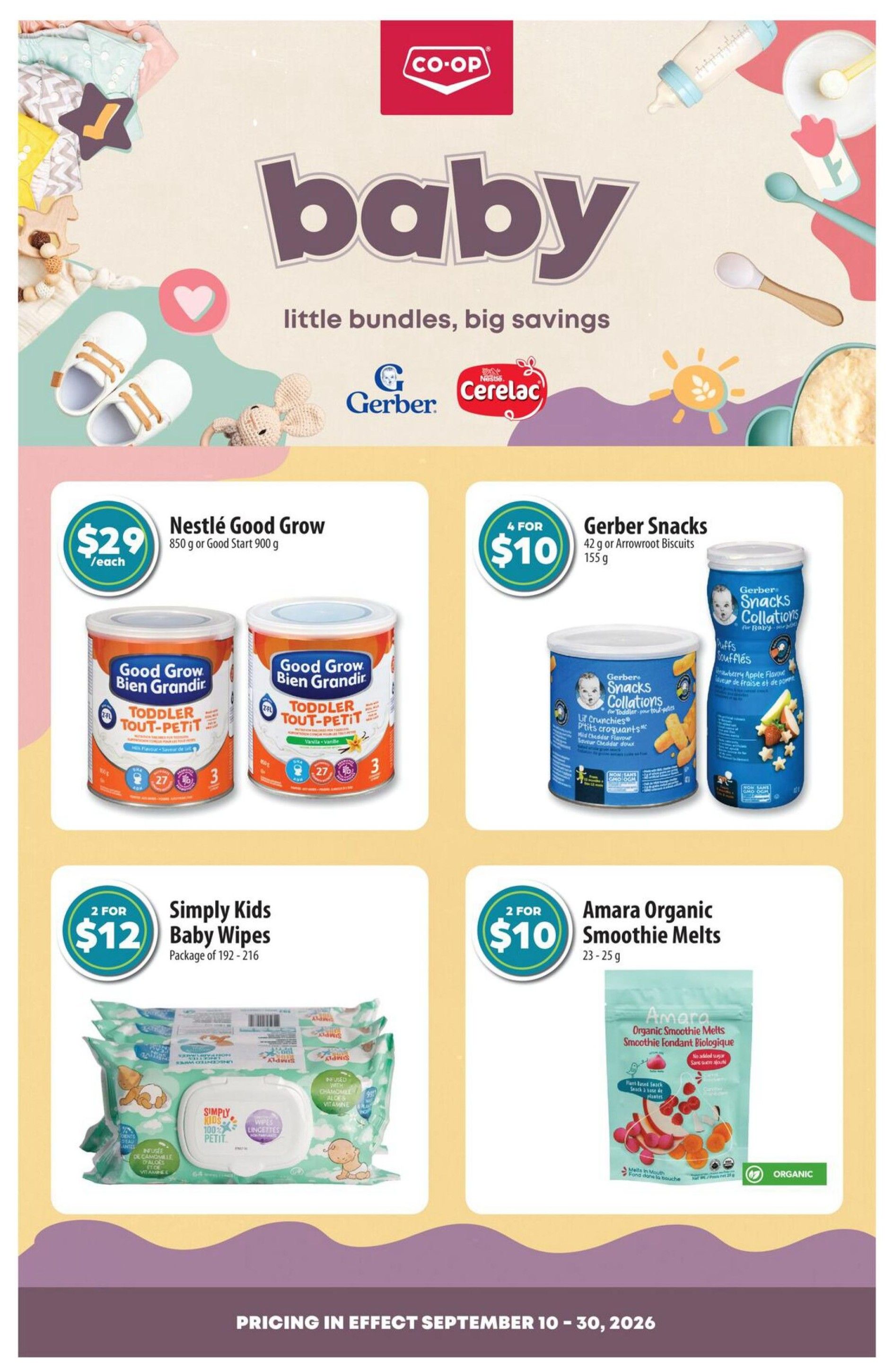 Co-op (West) Baby Flyer September 10 to 30