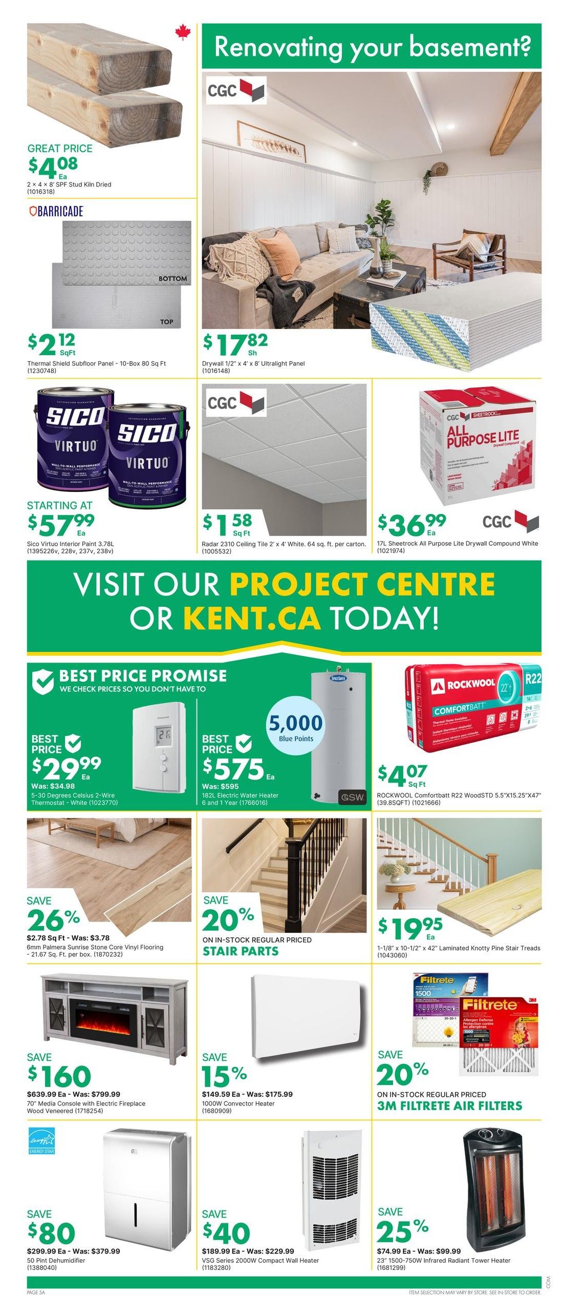 Kent Building Supplies Flyer September 10 to 16