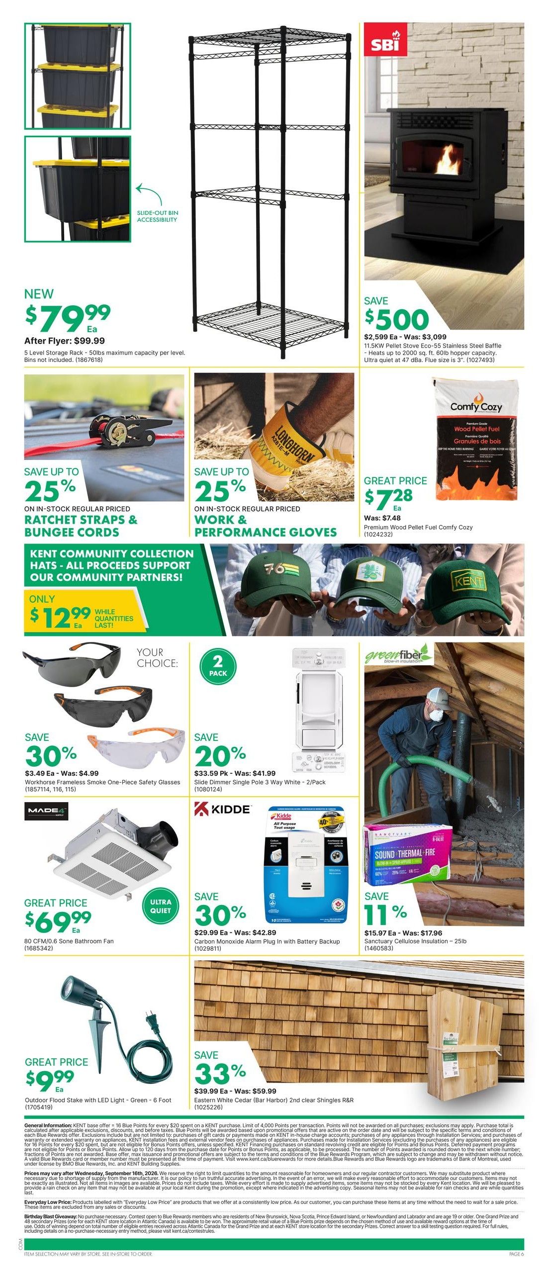 Kent Building Supplies Flyer September 10 to 16