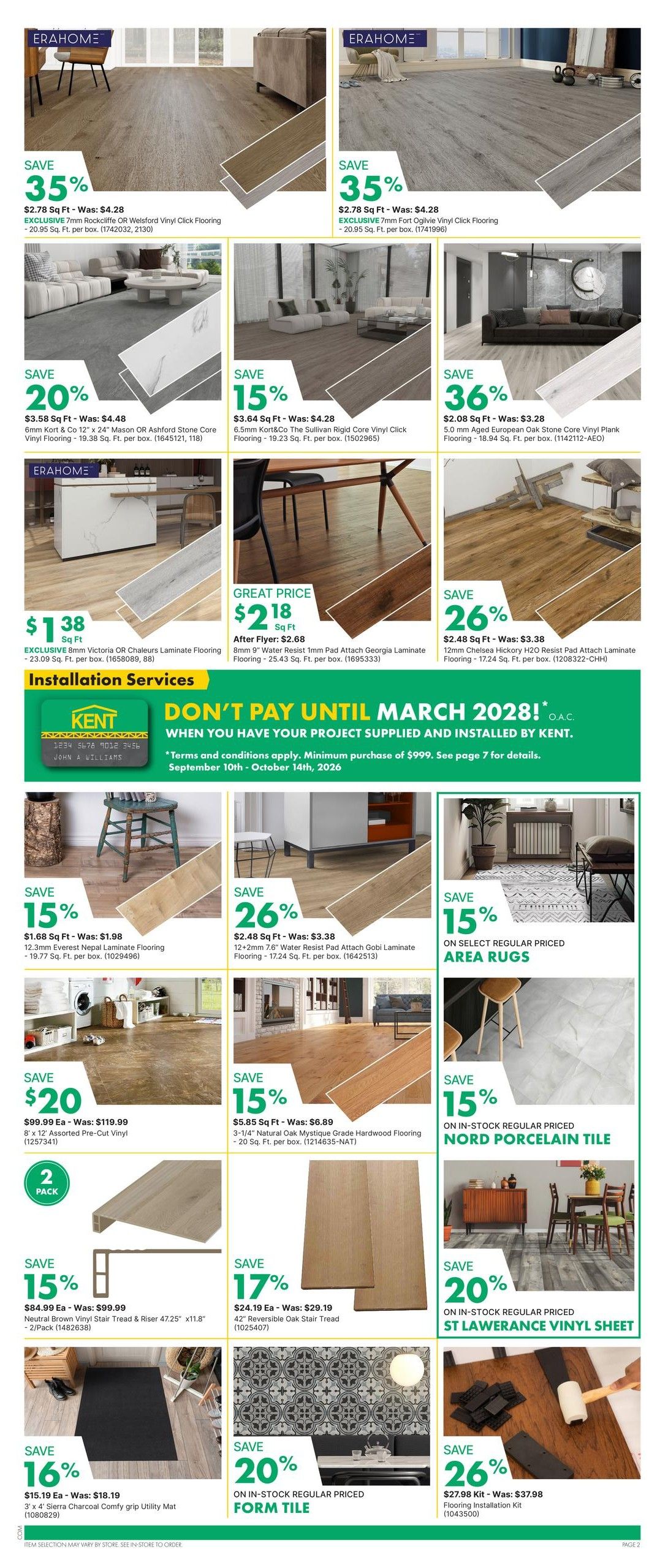 Kent Building Supplies Flyer September 10 to 16