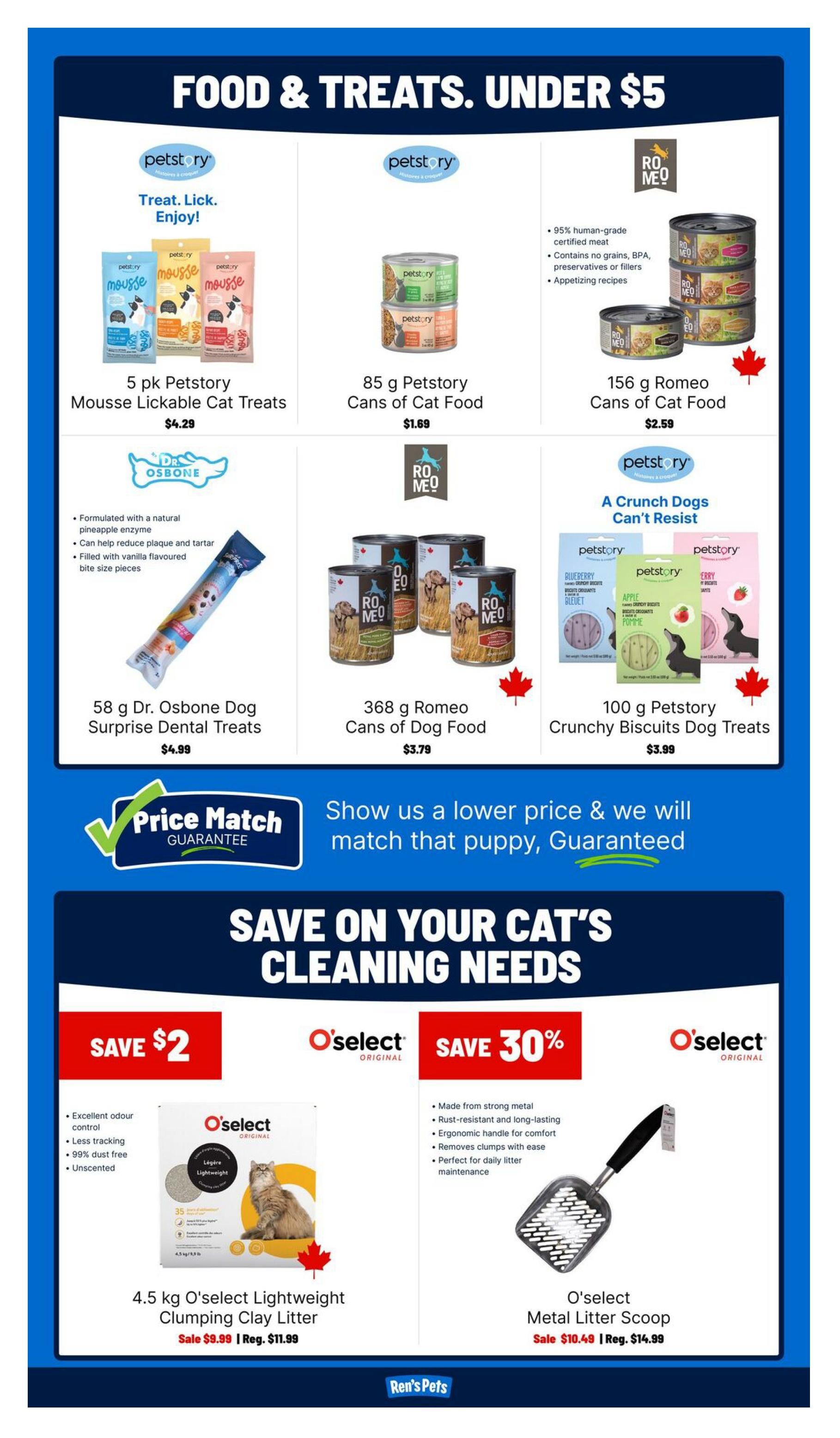 Ren's Pets Flyer September 10 to 16