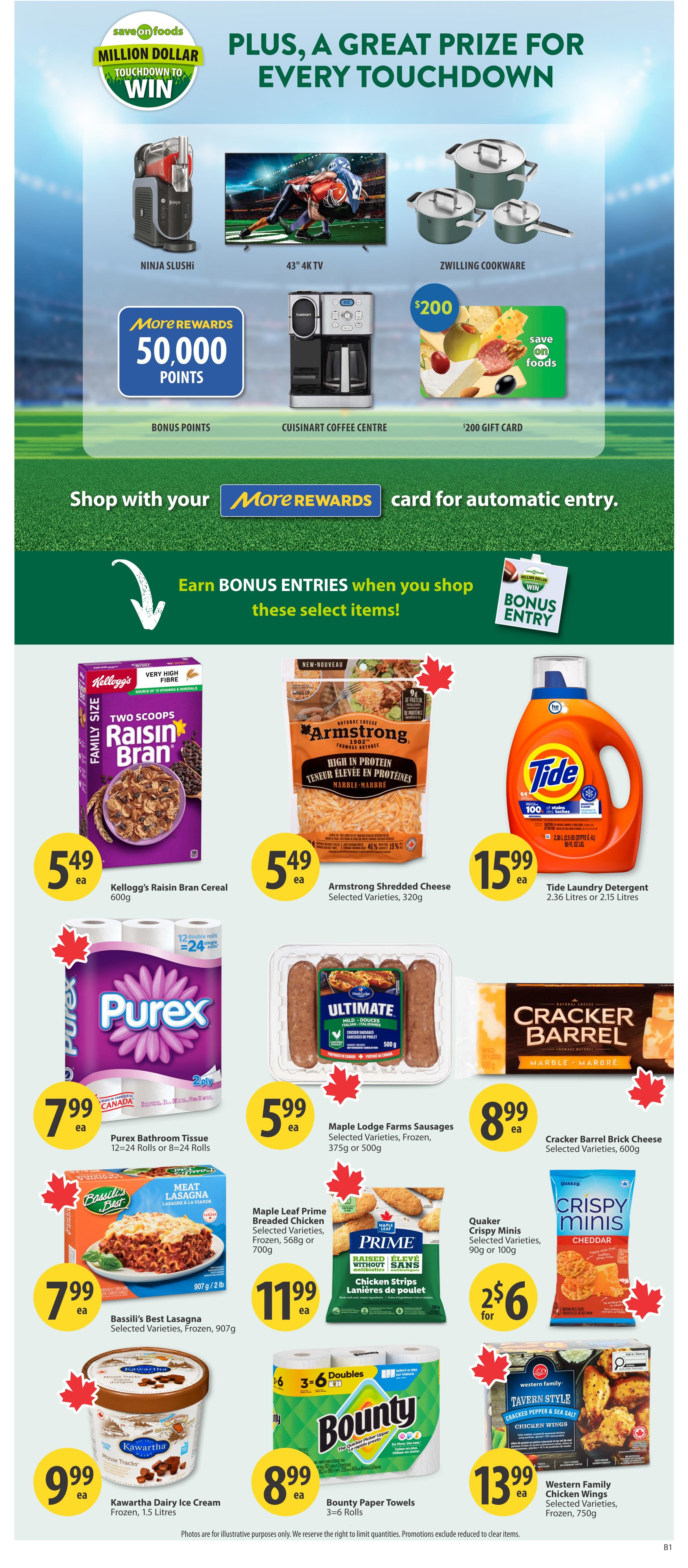 Save On Foods (AB) Flyer September 10 to 16