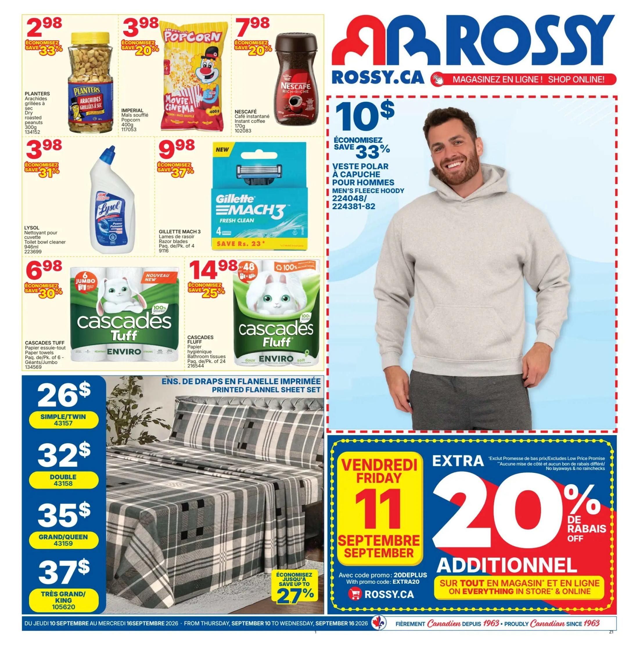 Rossy Flyer September 10 to 16