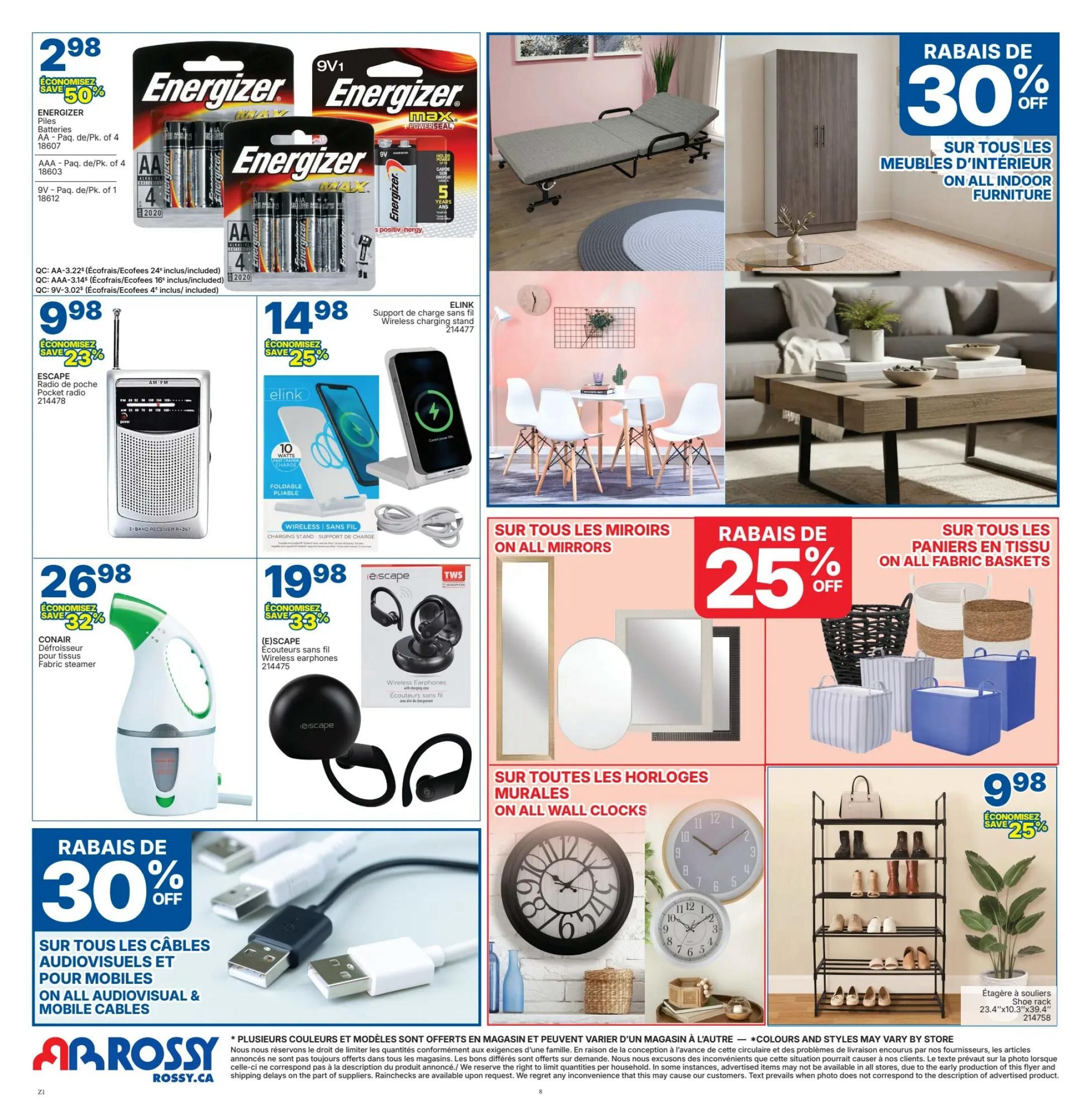 Rossy Flyer September 10 to 16