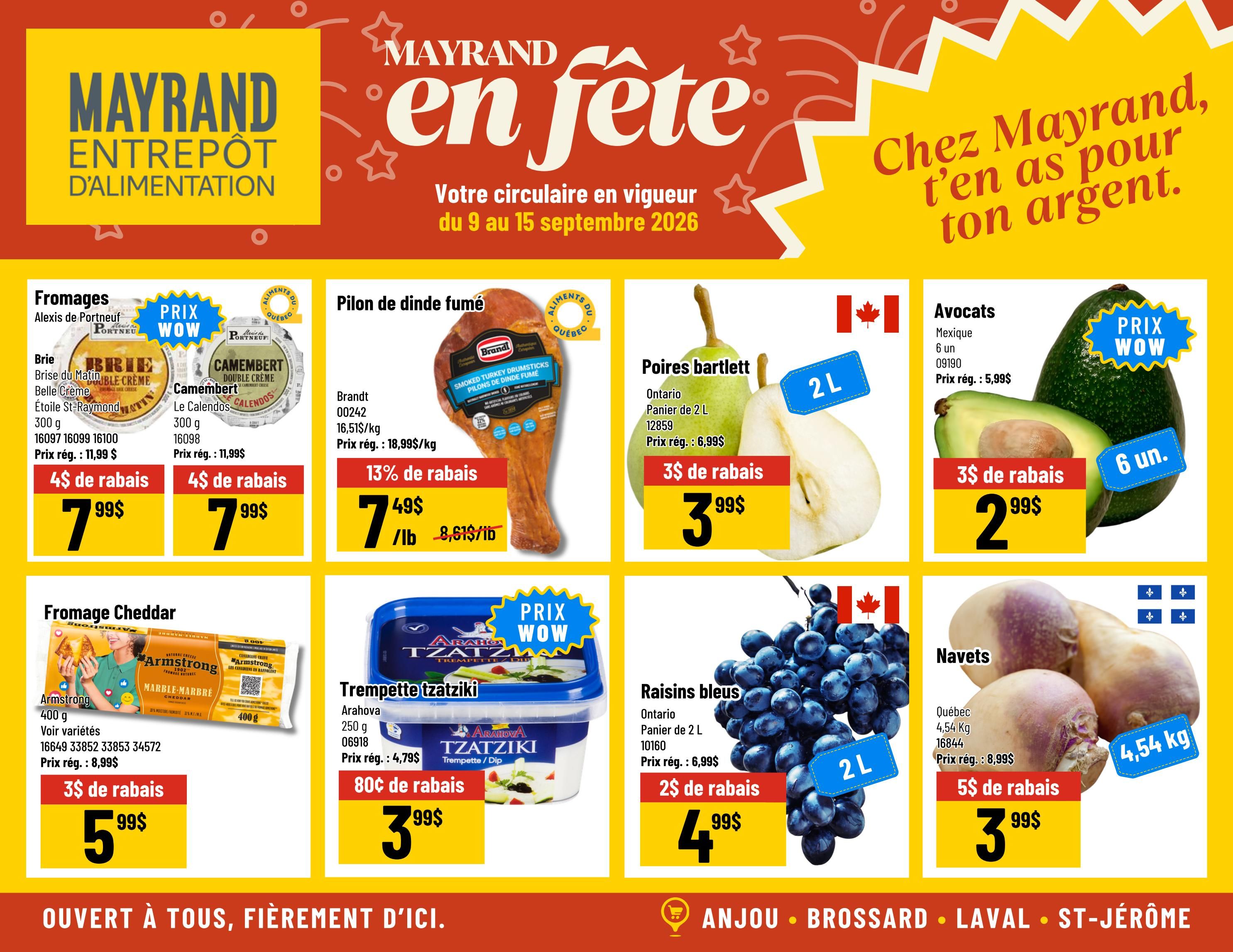 Mayrand Flyer September 9 to 15