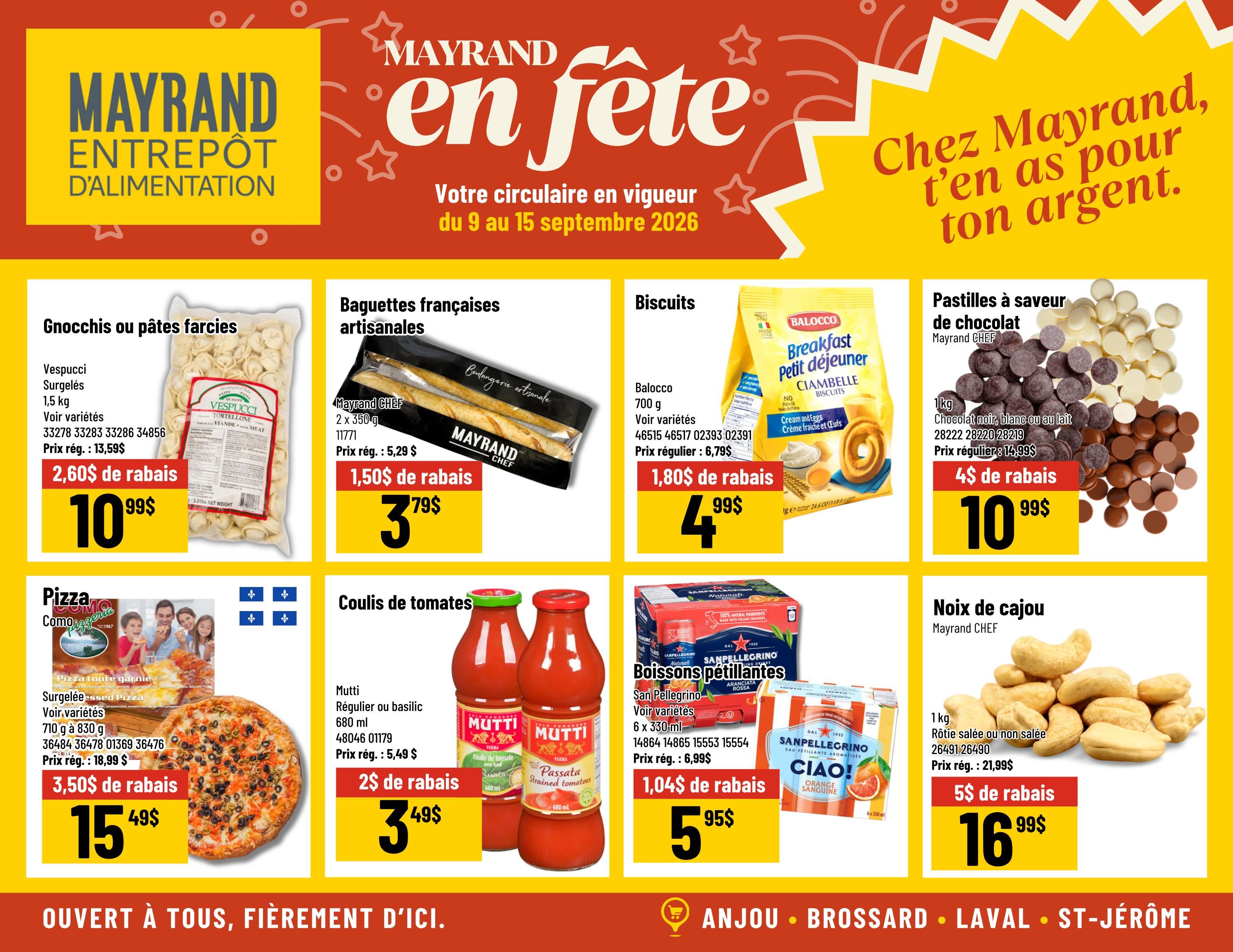 Mayrand Flyer September 9 to 15