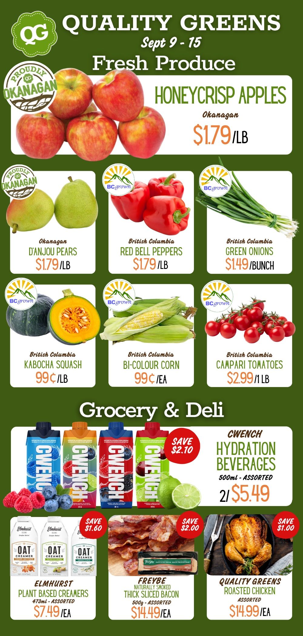 Quality Greens Flyer September 9 to 15