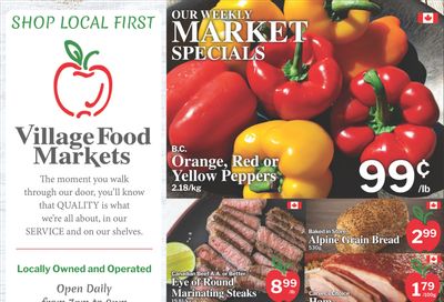 Village Food Markets Flyer September 9 to 15