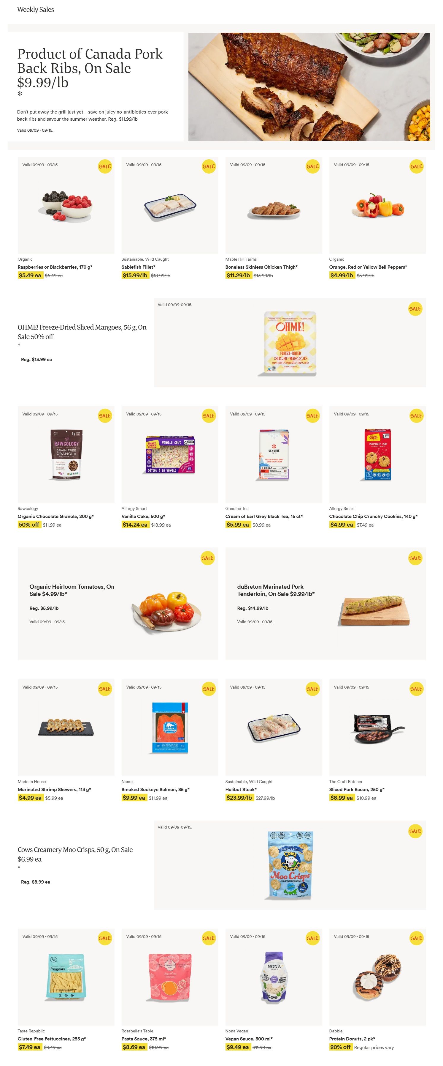 Whole Foods Market (West) Flyer September 9 to 15