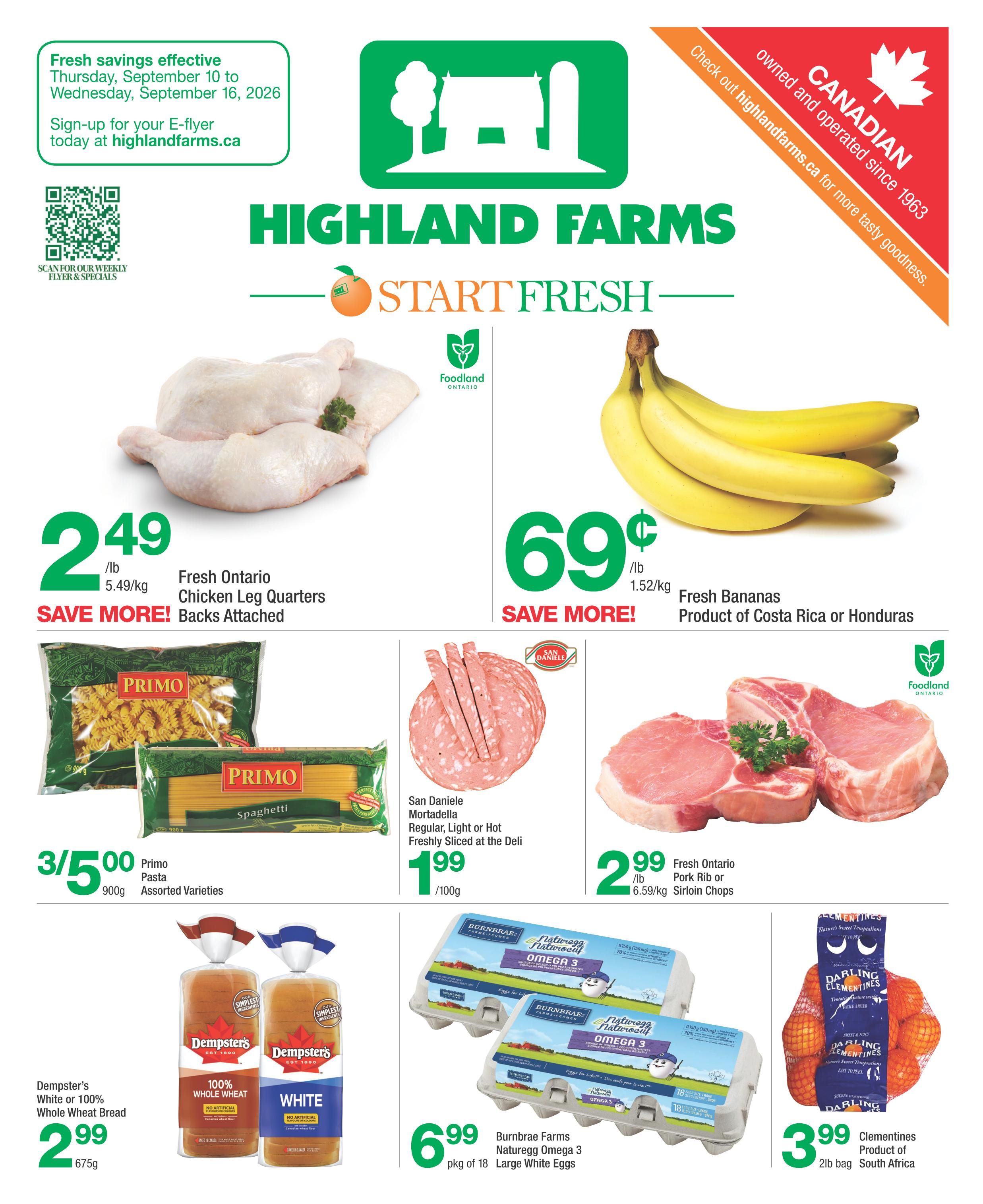 Highland Farms Flyer September 10 to 16