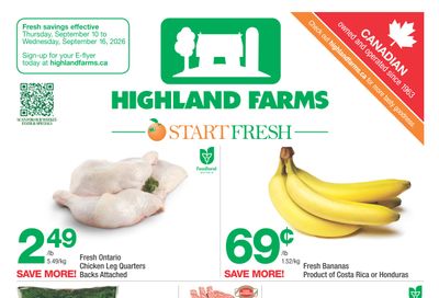Highland Farms Flyer September 10 to 16