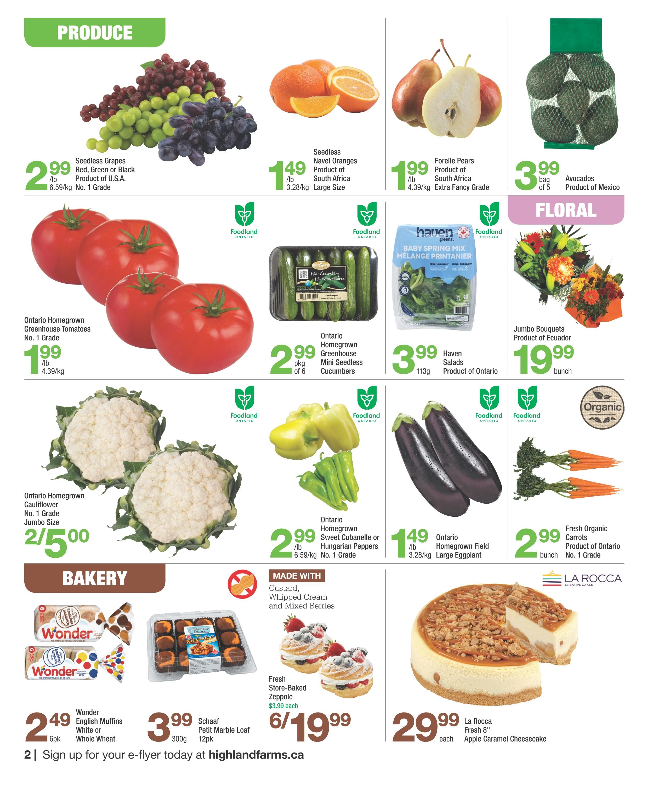 Highland Farms Flyer September 10 to 16
