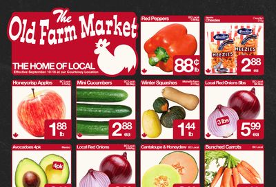 The Old Farm Market (Courtenay) Flyer September 10 to 16