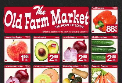 The Old Farm Market (Victoria) Flyer September 10 to 16