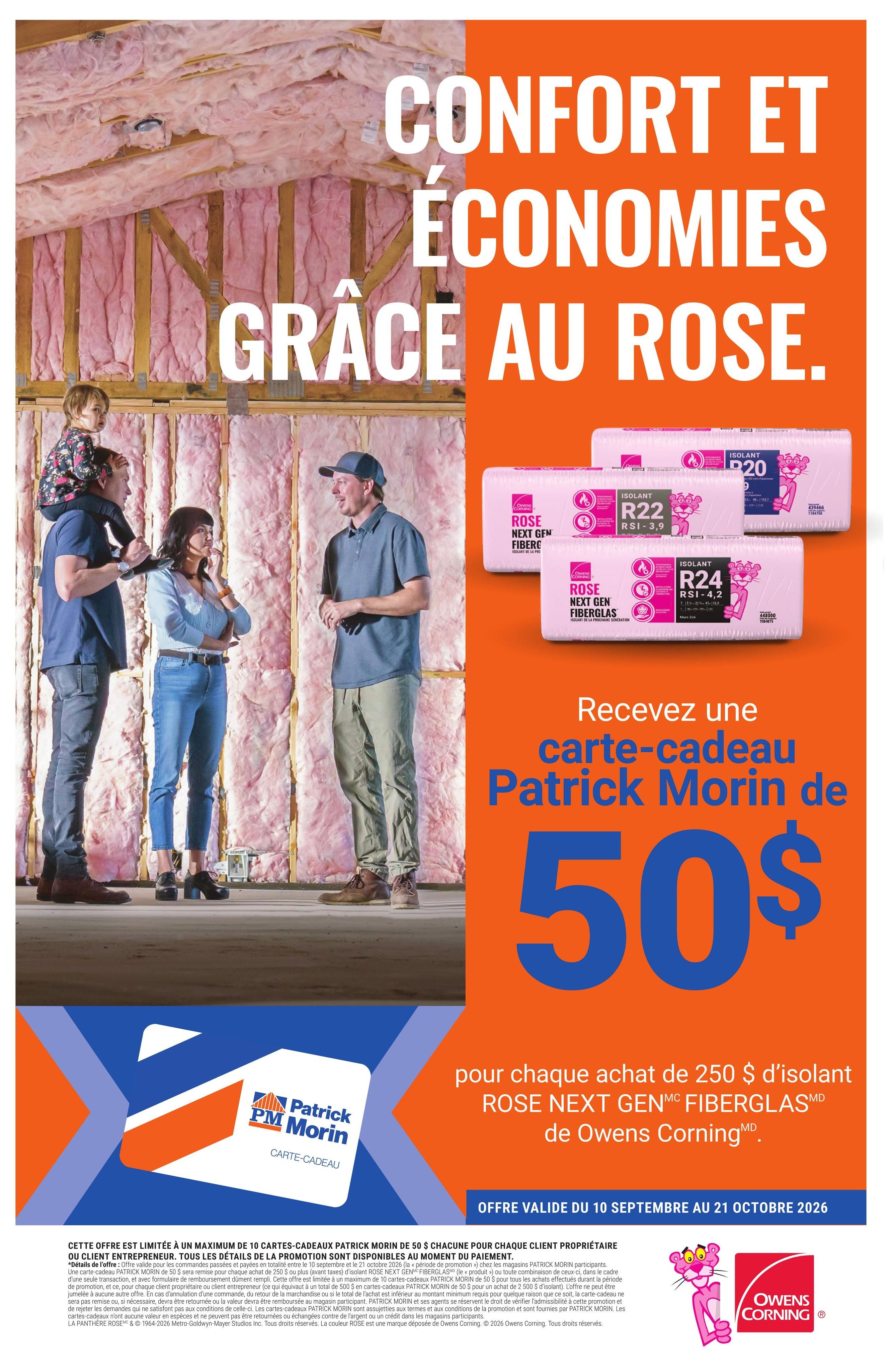 Patrick Morin Flyer September 10 to 16