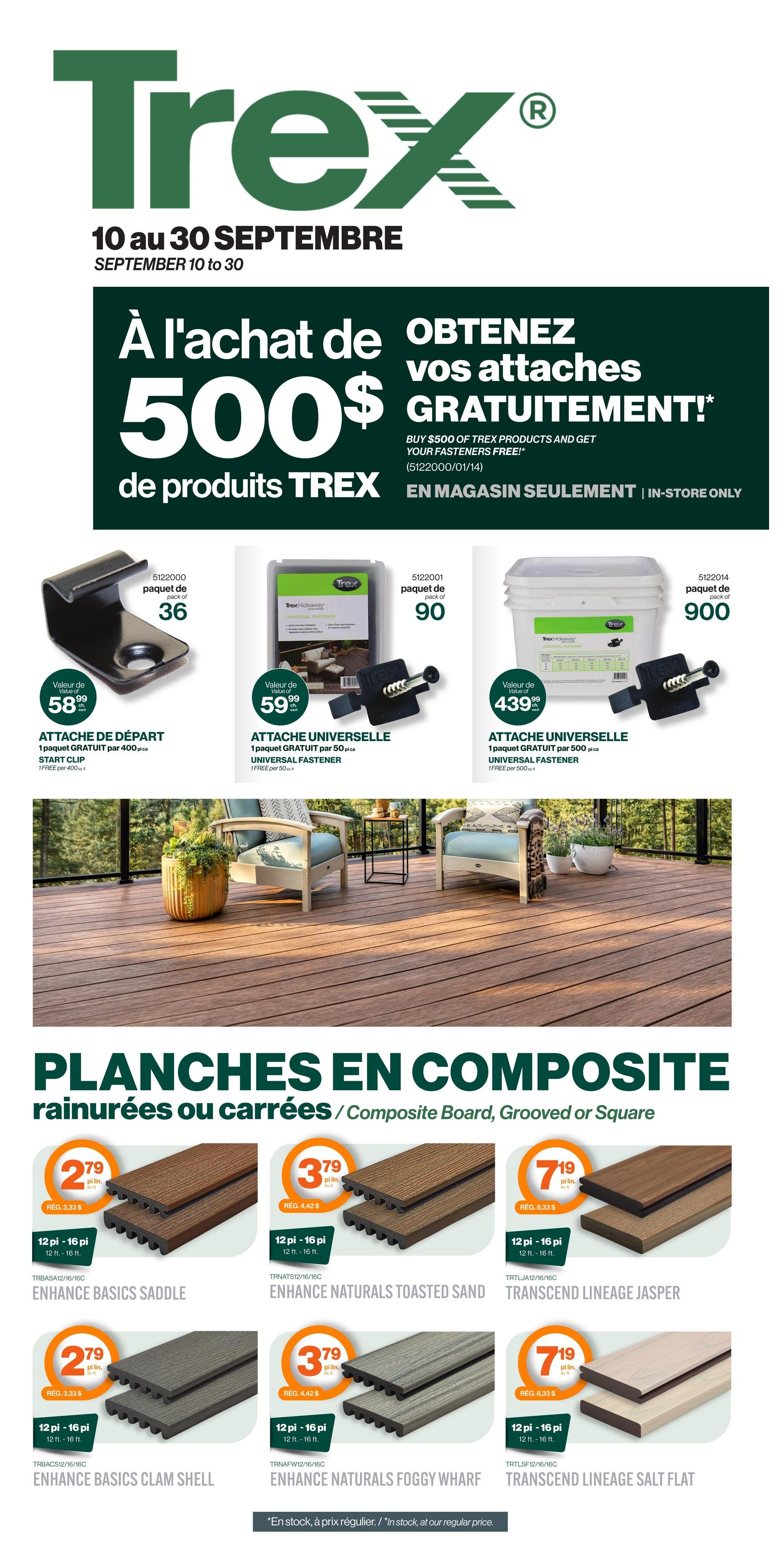 Patrick Morin Flyer September 10 to 16