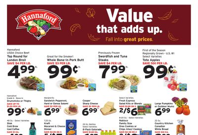 Hannaford (Montpelier Area, VT) Week 37 Weekly Ad September 6 - 12, 2026