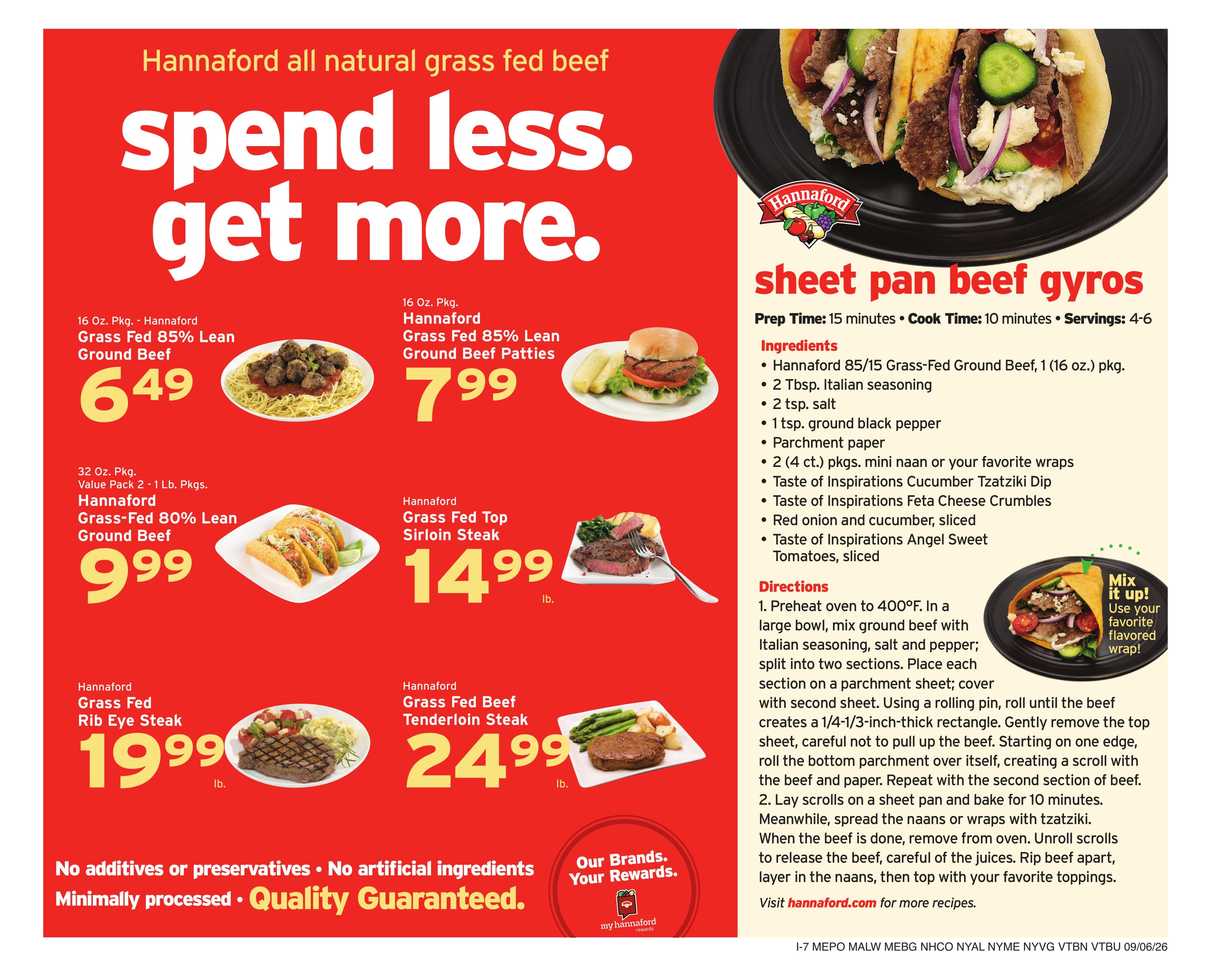 Hannaford (Montpelier Area, VT) Week 37 Weekly Ad September 6 - 12, 2026