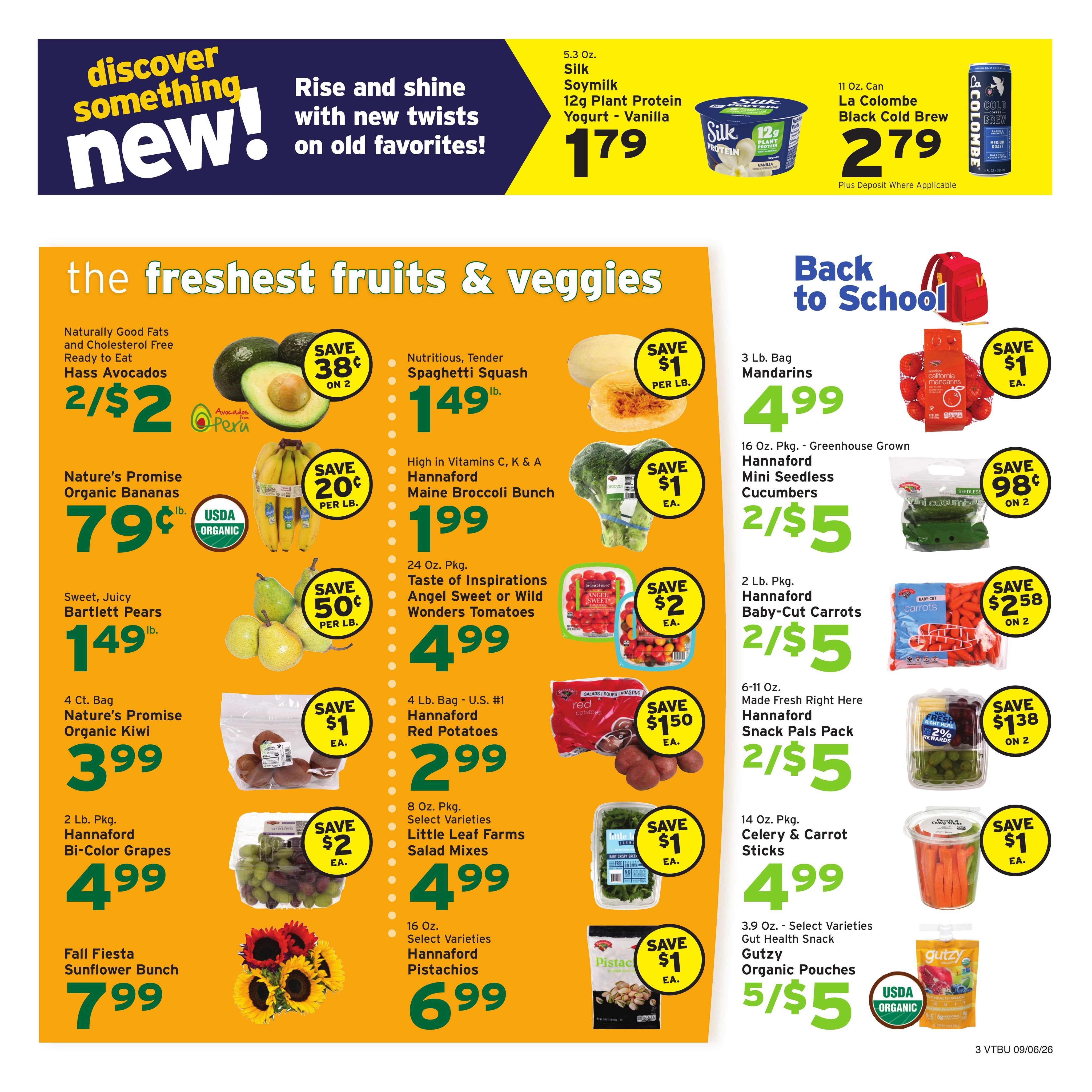 Hannaford (Montpelier Area, VT) Week 37 Weekly Ad September 6 - 12, 2026