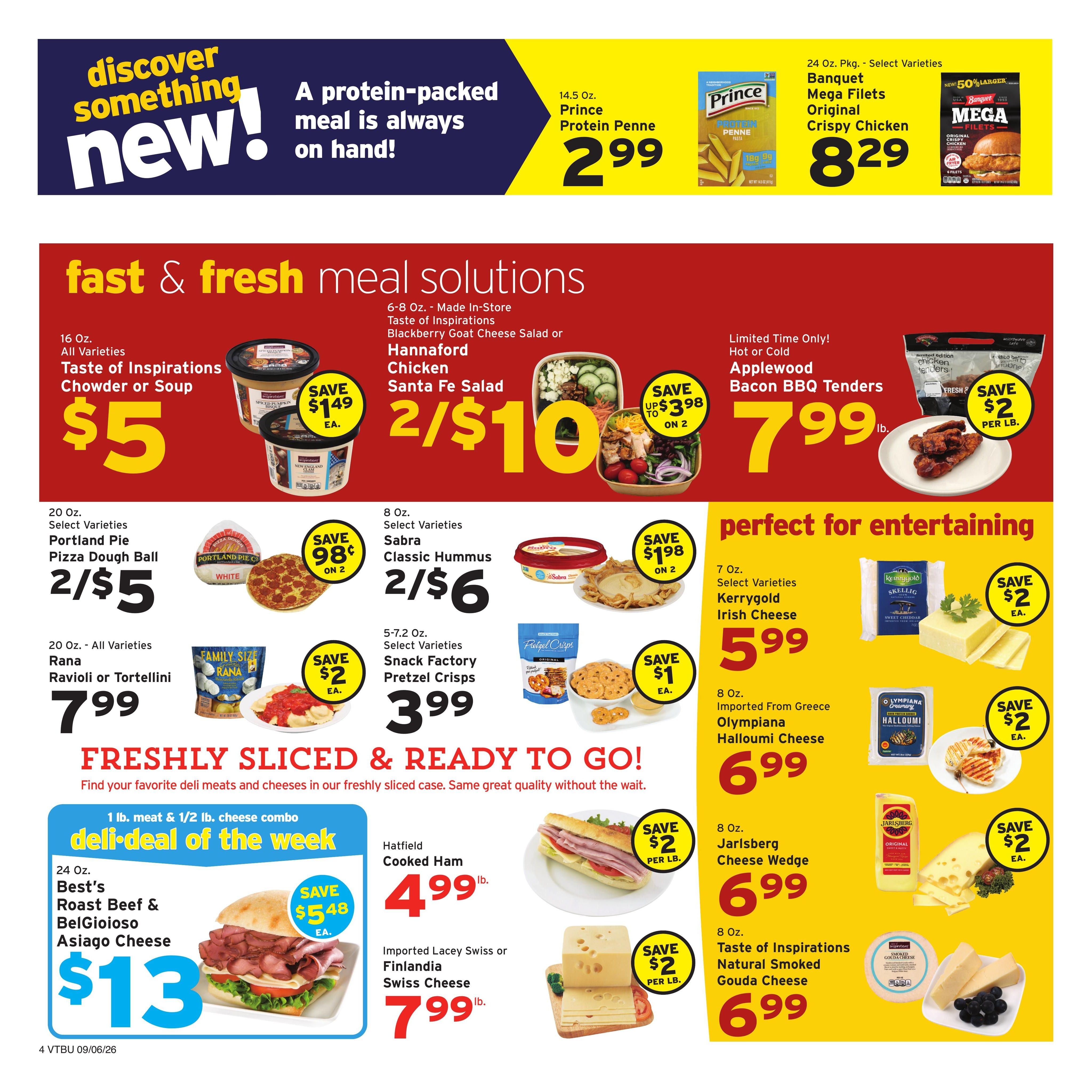 Hannaford (Montpelier Area, VT) Week 37 Weekly Ad September 6 - 12, 2026