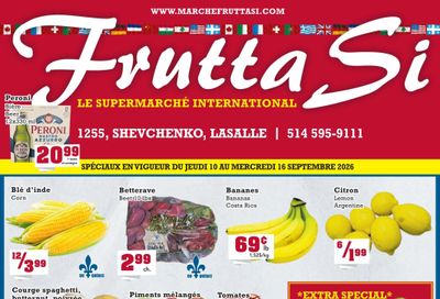 Frutta Si Flyer September 10 to 16